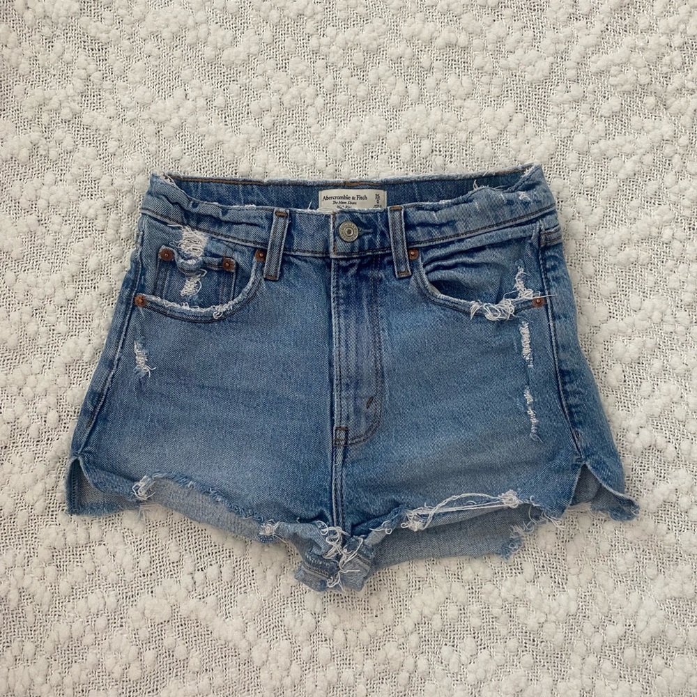 Abercrombie & Fitch Women's High Rise Mom Shorts Size 25